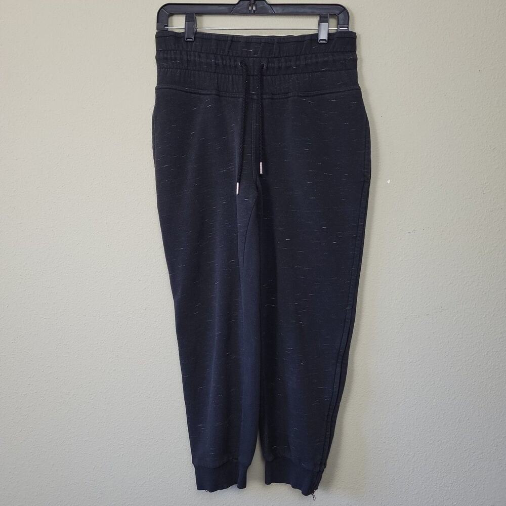 Adidas Womens Black Comfort Drawstring‎ Elastic Waist Joggers Pants Size Small